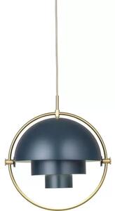 Multi-Lite Lustră Pendul Ø36 Brass/Midnight Blue - GUBI