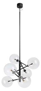 Andrew 6 Lustră Pendul Black/Clear - Markslöjd
