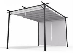 Blumfeldt Pantheon Robust, pergola, 3 x 4 m, cu jaluzele laterale, oțel acoperit cu pulbere rezistent la intemperii