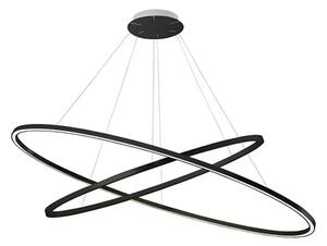 Ellisse Double Pendant Black - Nemo Lighting