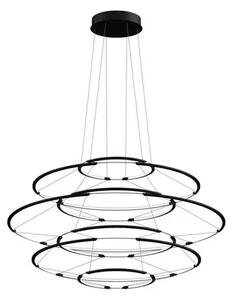 Drop 7 Lustră Pendul Matte Black - Nemo Lighting