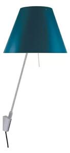 Costanzina Aplică de Perete Aluminium cu Petroleum Blue - Luceplan