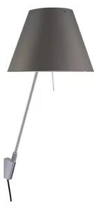 Costanzina Aplică de Perete Aluminium cu Concrete Grey - Luceplan