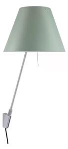 Costanzina Aplică de Perete Aluminium cu Comfort Green - Luceplan