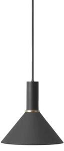 Collect Lustră Pendul Cone Low Black - Ferm Living