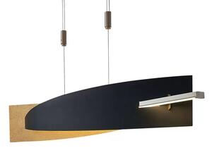Marija Lustră Pendul L100 Black/Gold - Lucande
