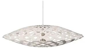 Flax Lustră Pendul Ø80 White 2 Sides - David Trubridge