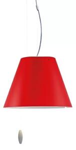 Costanzina Lustră Pendul Primary Red - Luceplan