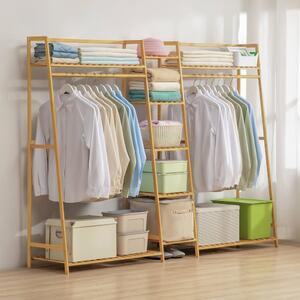 Raft de haine cu suport de pantofi, BM02-190, 140 x 190 x 40 cm