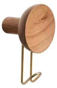 Around Cârlig pentru haine Large Walnut/Brass - Woud