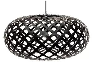 Kina Lustră Pendul Ø100 Black 2 Sides - David Trubridge