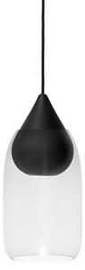 Liuku Lustră Pendul Drop Black/Transparent - Mater