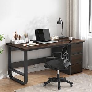 Birou cu sertare, LG09-100, 100 x 50 x 73,5 cm, maro