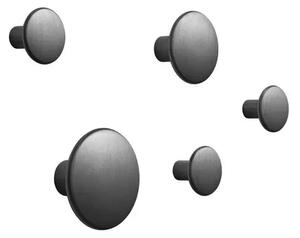 Dots Metal Set Of 5 Black - Muuto