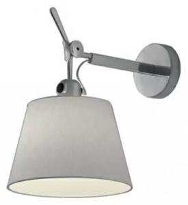 Tolomeo Parete Diffusore Aplică de Perete ø18 Grey Satin - Artemide