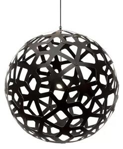 Coral Lustră Pendul Ø120 Black 2 Sides - David Trubridge