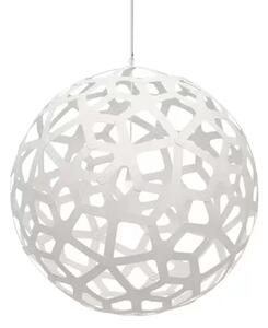 Coral Lustră Pendul Ø120 White 2 Sides - David Trubridge