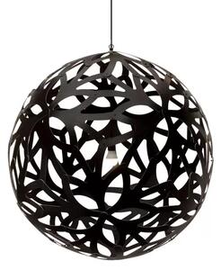 Floral Lustră Pendul Ø120 Black 2 Sides - David Trubridge