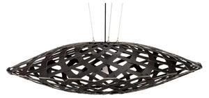 Flax Lustră Pendul Ø150 Black 2 Sides - David Trubridge