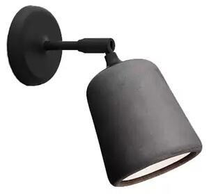 Material Aplică de Perete Dark Grey Concrete - New Works