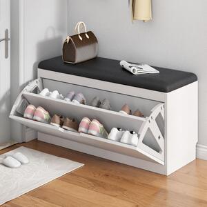 Dulap pentru încălțăminte 60 x 30 x 45 cm alb BC FUR1664-1