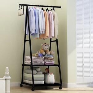 Cuier pentru haine negru 160x42x55 cm TR04-1