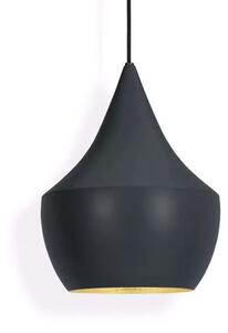 Beat Fat LED Lustră Pendul Matt Black/Brass - Tom Dixon