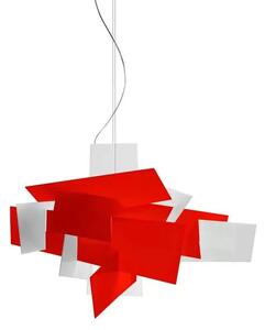 Big Bang LED Lustră Pendul Dimmable Red - Foscarini