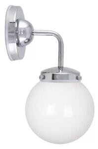 Alley Aplică de Perete IP44 Chrome/White - Globen Lighting