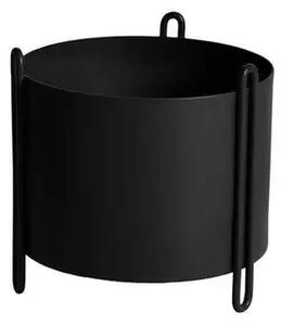 Pidestall Planter Small Black - Woud