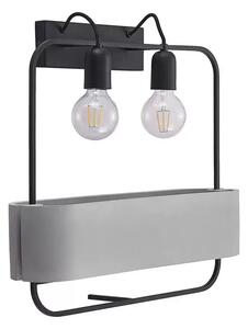 Teona Aplică de Perete Black/Grey - Lucande