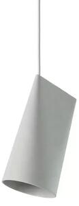 Ceramic Narrow Pendant Light Grey - Moebe