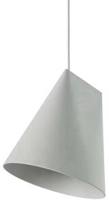 Ceramic Wide Pendant Light Grey - Moebe