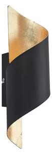 Chenotara Aplică de Perete Black/Gold - Lindby