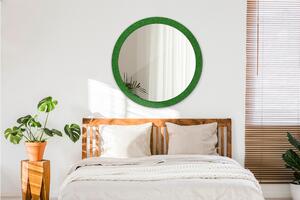 Oglinda rotunda decor perete Iarbă verde fi 90 cm