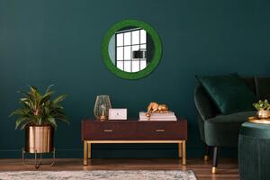 Oglinda rotunda decor perete Iarbă verde fi 60 cm