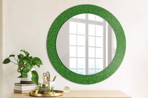 Oglinda rotunda decor perete Iarbă verde fi 60 cm