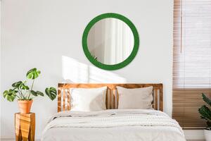 Oglinda rotunda decor perete Iarbă verde fi 80 cm