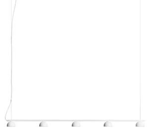 Blush Rail 5 Lustră Pendul Matt White - Northern
