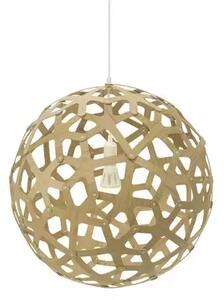 Coral Lustră Pendul Ø60 Bamboo - David Trubridge