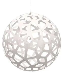 Coral Lustră Pendul Ø100 White 2 Sides - David Trubridge