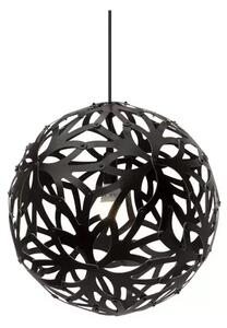 Floral Lustră Pendul Ø40 Black 2 Sides - David Trubridge
