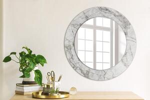 Decor oglinda rotunda Marmură albă fi 50 cm