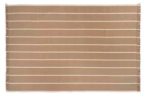 Calm Kelim Covor 140x200 Întuneric Nisip/Off-White - Ferm Living