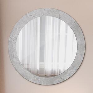 Oglinda rotunda decor perete Ciment gri fi 70 cm