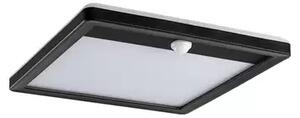 Lamina Aplică de Perete/Plafonieră de Exterior w/Sensor Square SWR Negru - Paulm