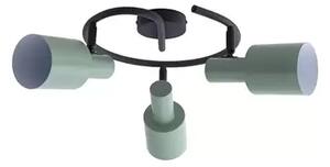 Ovelia 3 Round Plafonieră Green/Black - Lindby