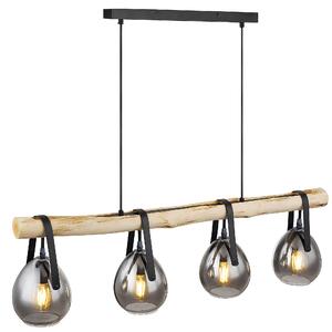 Lampă de tavan APP1775-4CP WOOD GREY