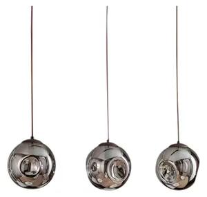 Valentina 3 Lustră Pendul Smoked Grey/Brown - Lindby