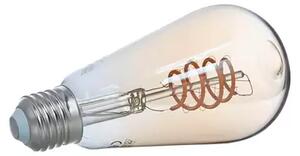 Bec 4,9W ST64 Tuya WLAN E27 Amber - Luumr